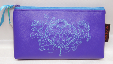 Necessaire Herz Violett